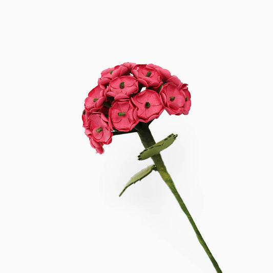 Handmade Paper Pink Hydrangea