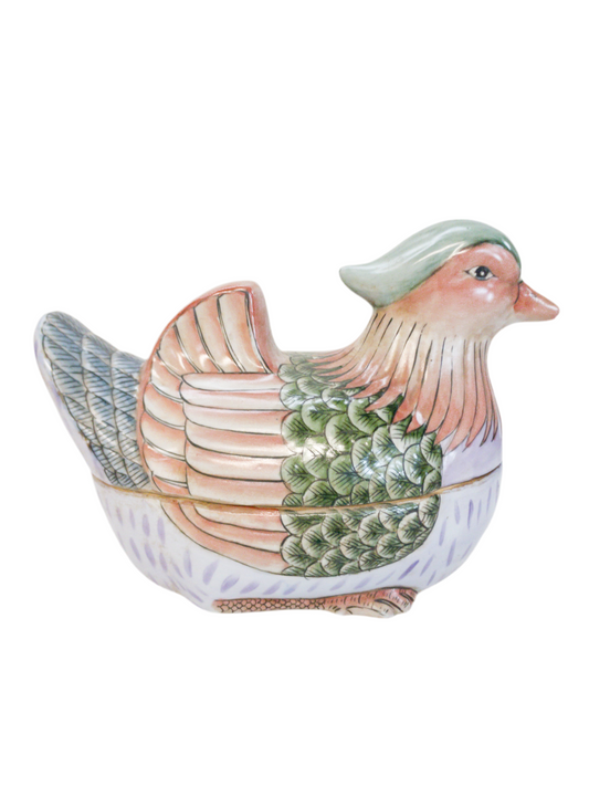 Chinoiserie Duck Tureen