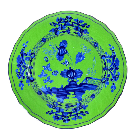 Green Chinoiserie Faenza Dinnerware