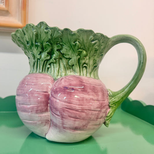 Fitz & Floyd Radish Pitcher