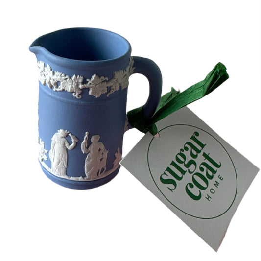 Wedgwood Jasperware Blue Mini Pitcher