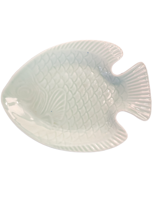 Vintage WCL Celadon Fish Plates