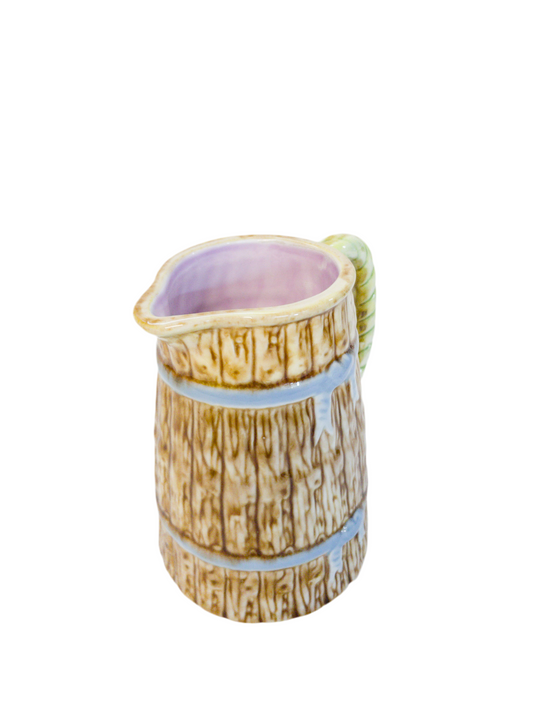 Vintage Mini Majolica Pitcher