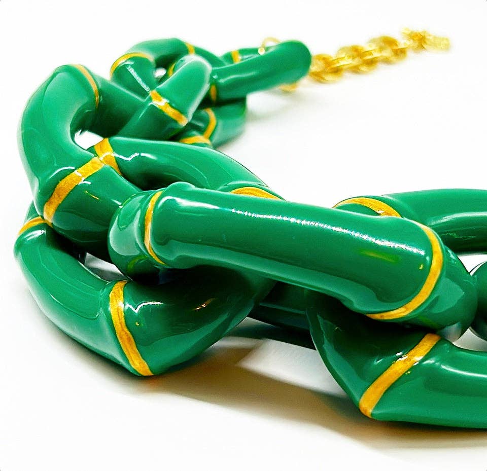 Bamboo Link Necklace