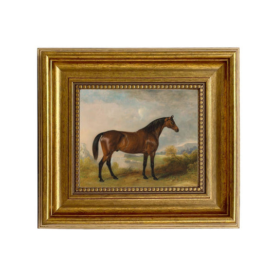 A Bay Hunter Vintage Painting Print on Canvas