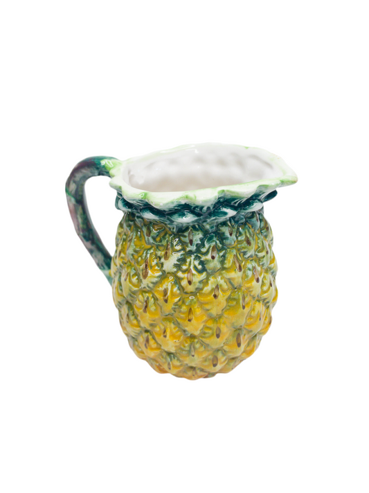 Majolica Pineapple Mini Pitcher