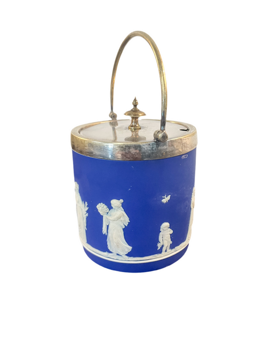 Wedgwood Jasperware Biscuit Barrel