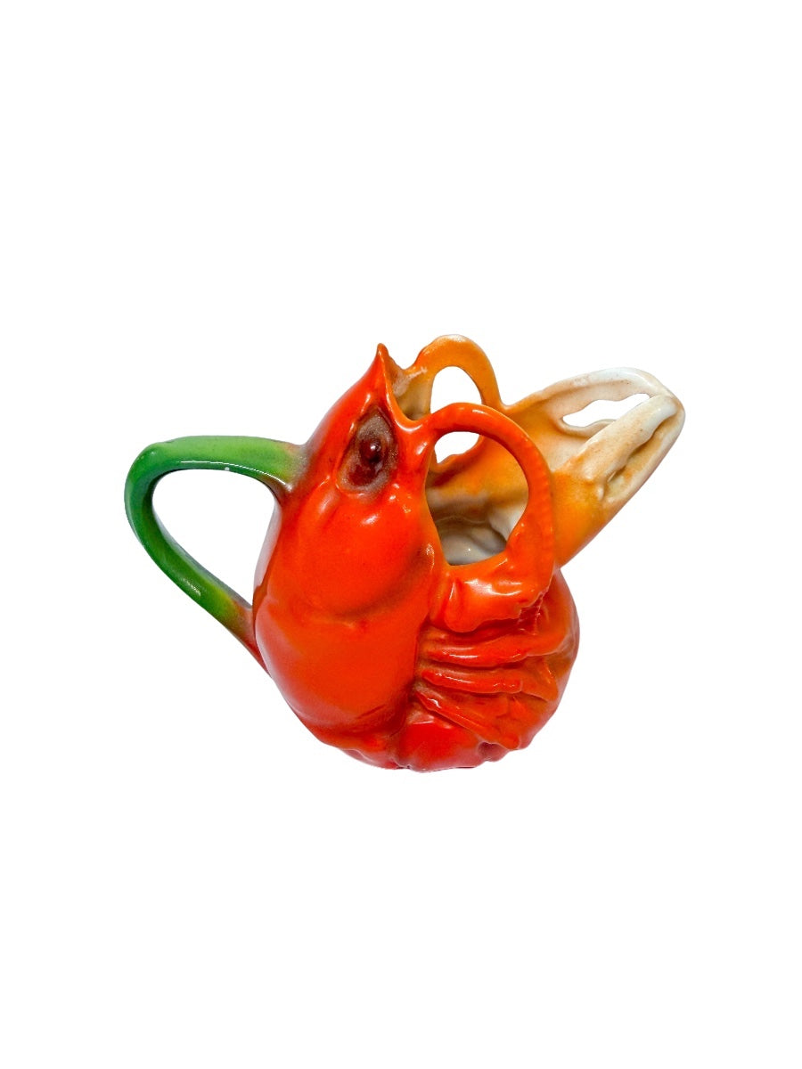 Antique Royal Bayreuth Figural Lobster Ceramic Creamer