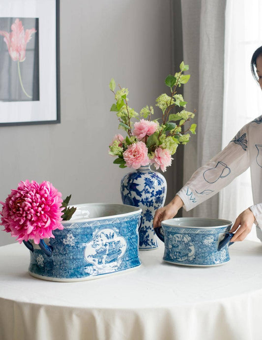 Chinoiserie Foot Bath Planter