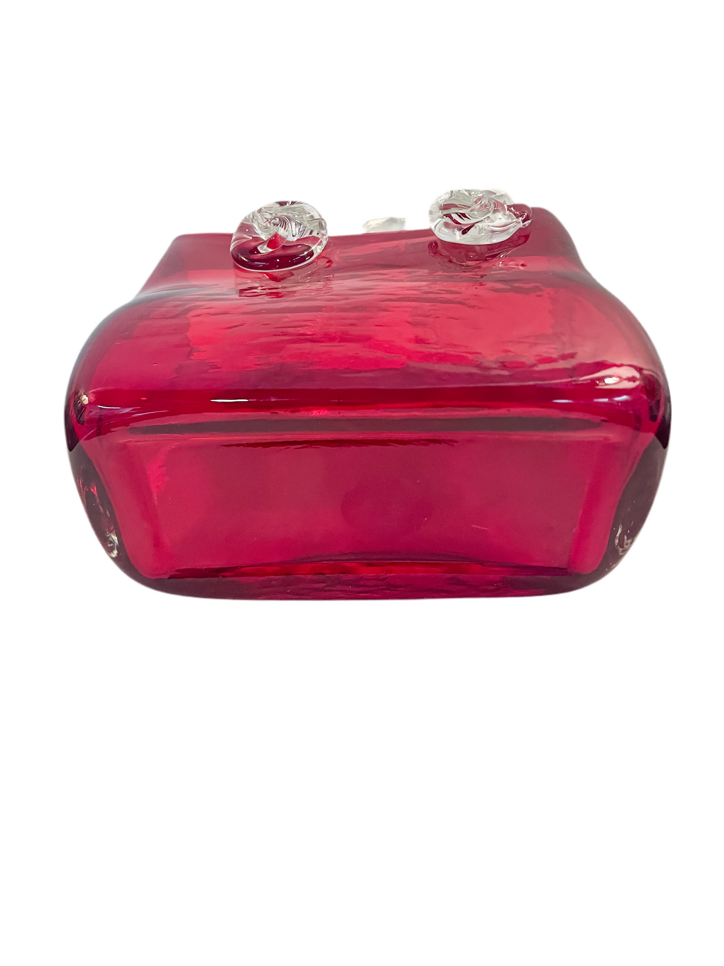 Murano Style Art Glass Purse