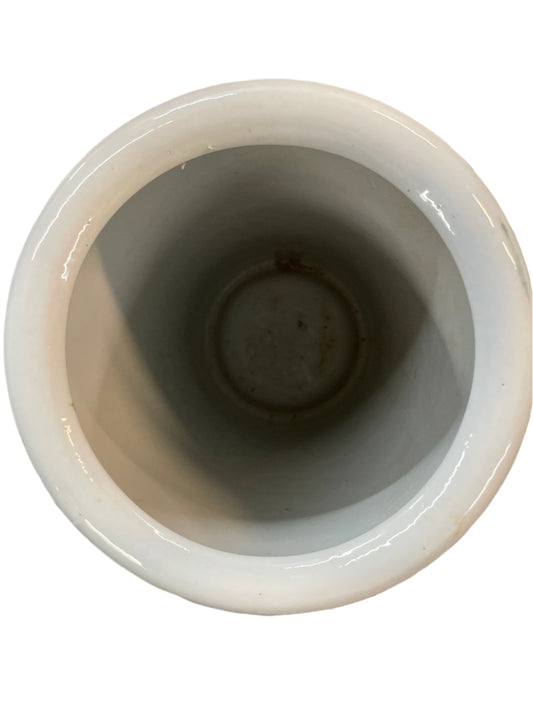 Vintage Ceramic Chinoiserie Umbrella Stand