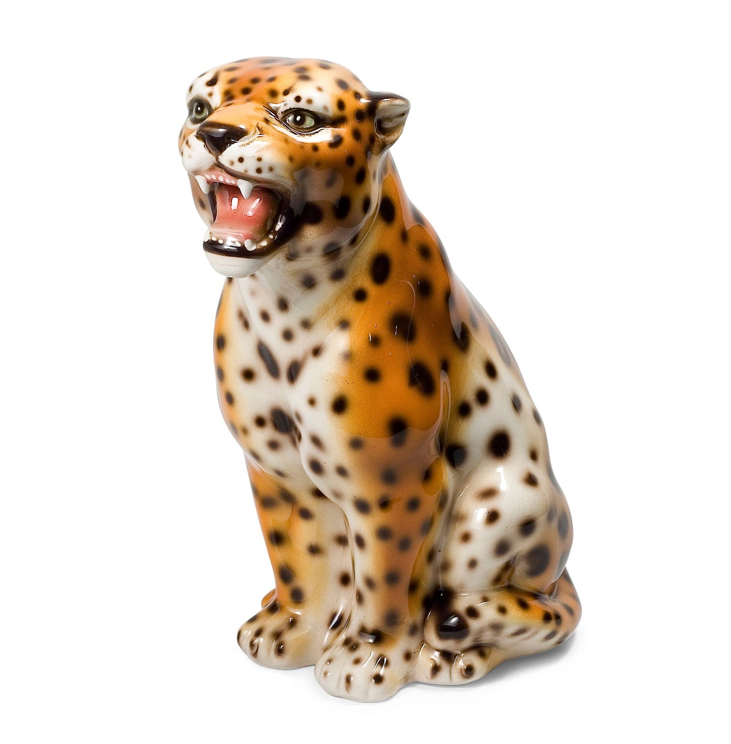Italian Ceramic Leopard 11"H