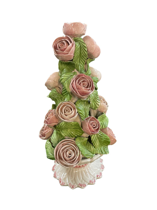 Vintage Italian Rose Topiary