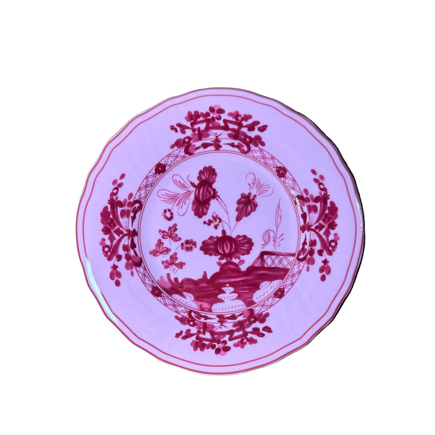Pink Chinoiserie Faenza Dinnerware