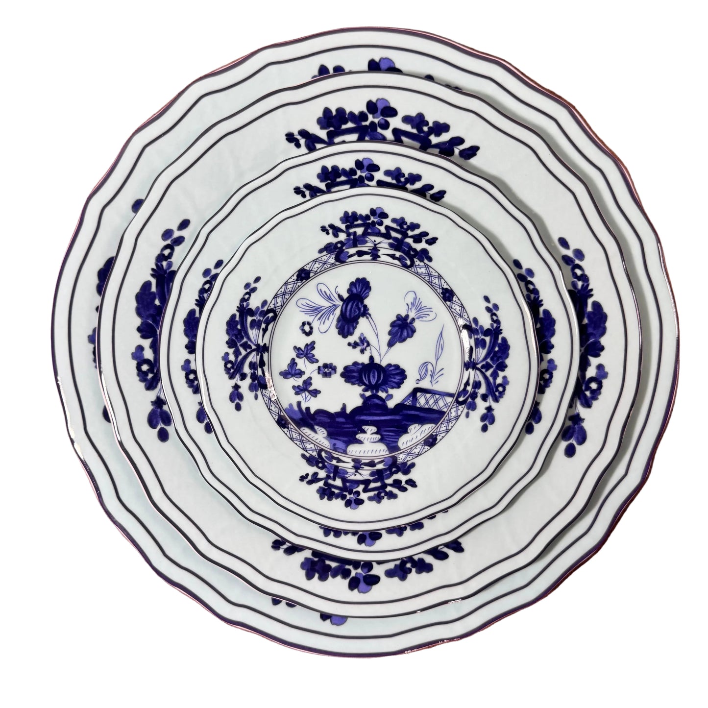 Blue Chinoiserie Faenza Dinnerware