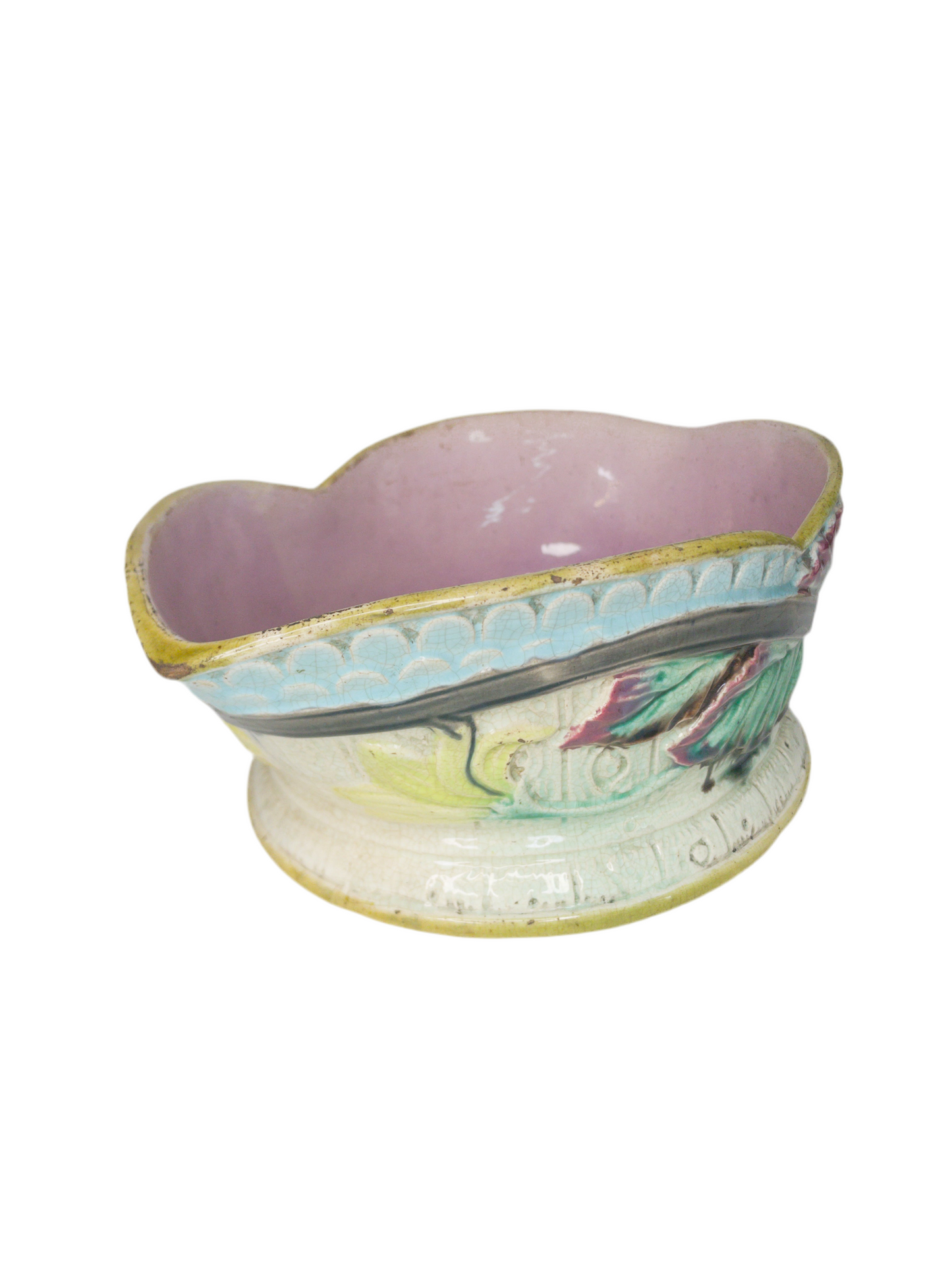 Vintage Wardle Majolica Bowl