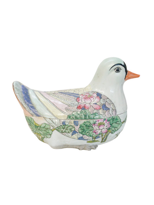 Chinoiserie Duck Tureen