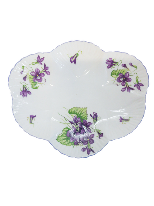 Shelly of England Violets Dish