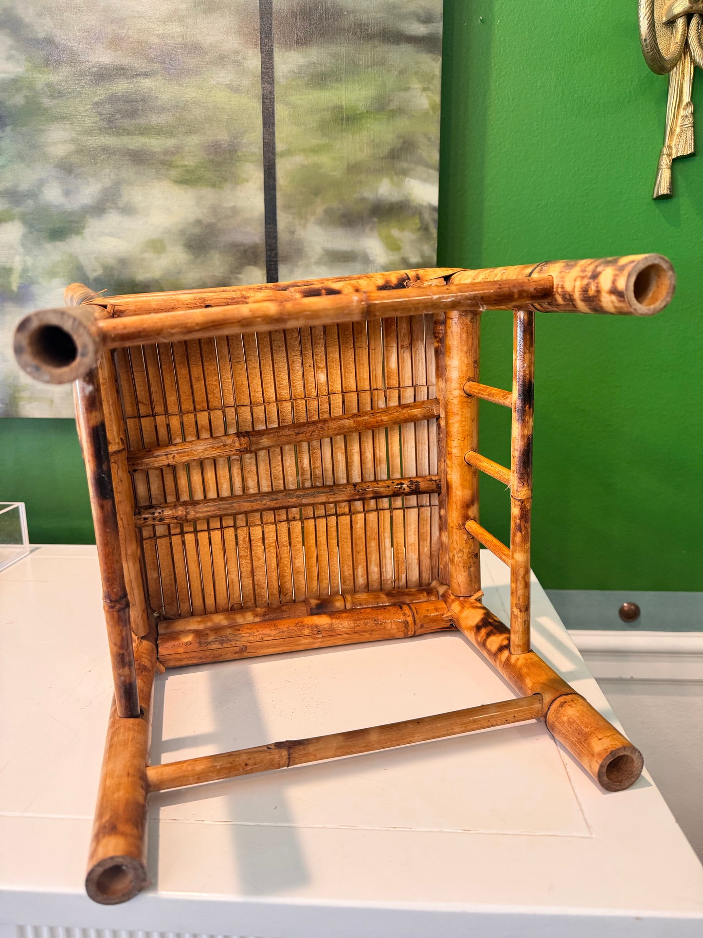 Burnt Bamboo Children's Chair