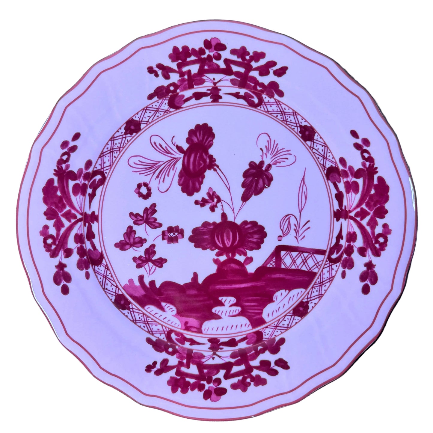 Pink Chinoiserie Faenza Dinnerware