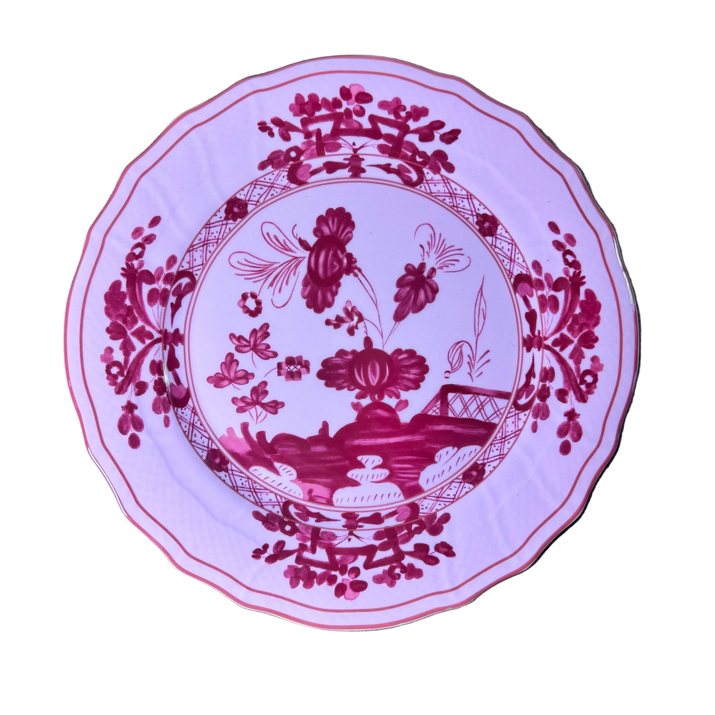 Pink Chinoiserie Faenza Dinnerware