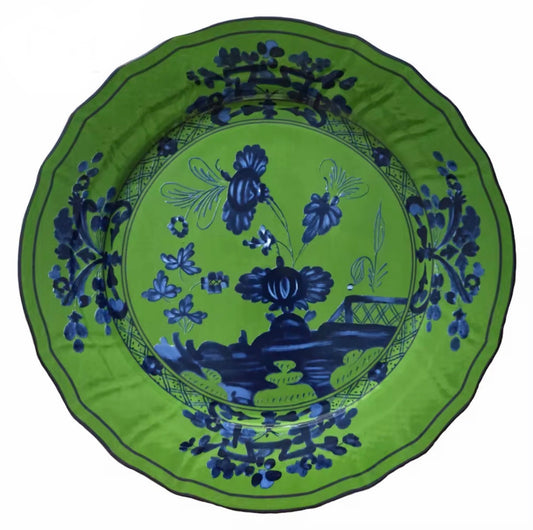 Green Chinoiserie Faenza Dinnerware (pre-order)