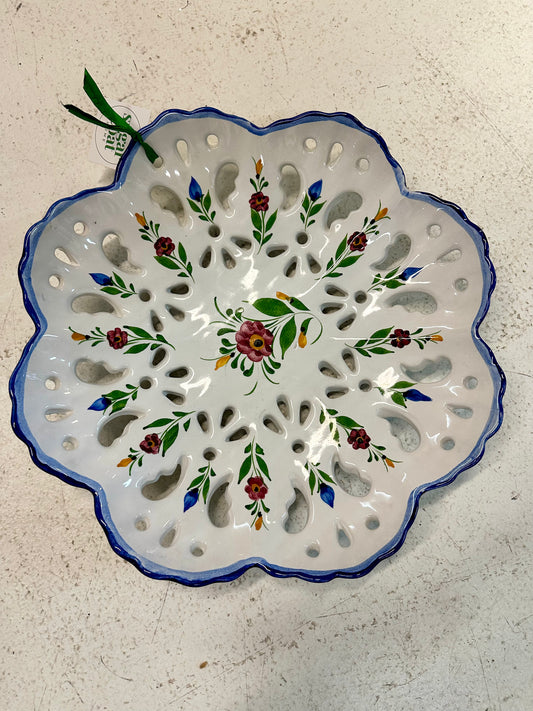 Vintage Hand Painted Portuguese Decorative Plate