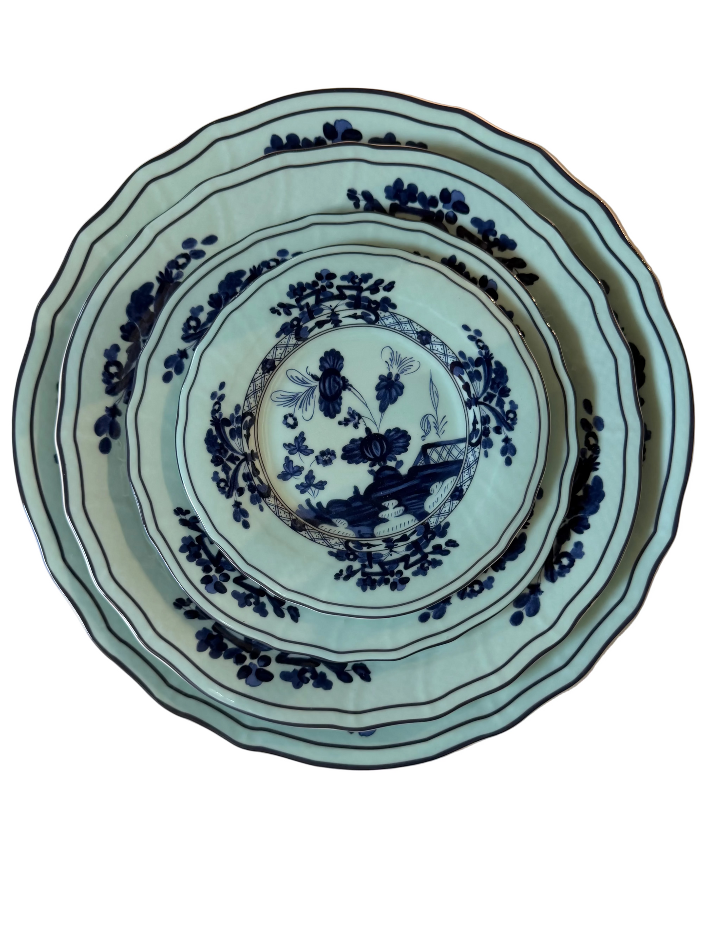 Blue Chinoiserie Faenza Dinnerware (pre-order)