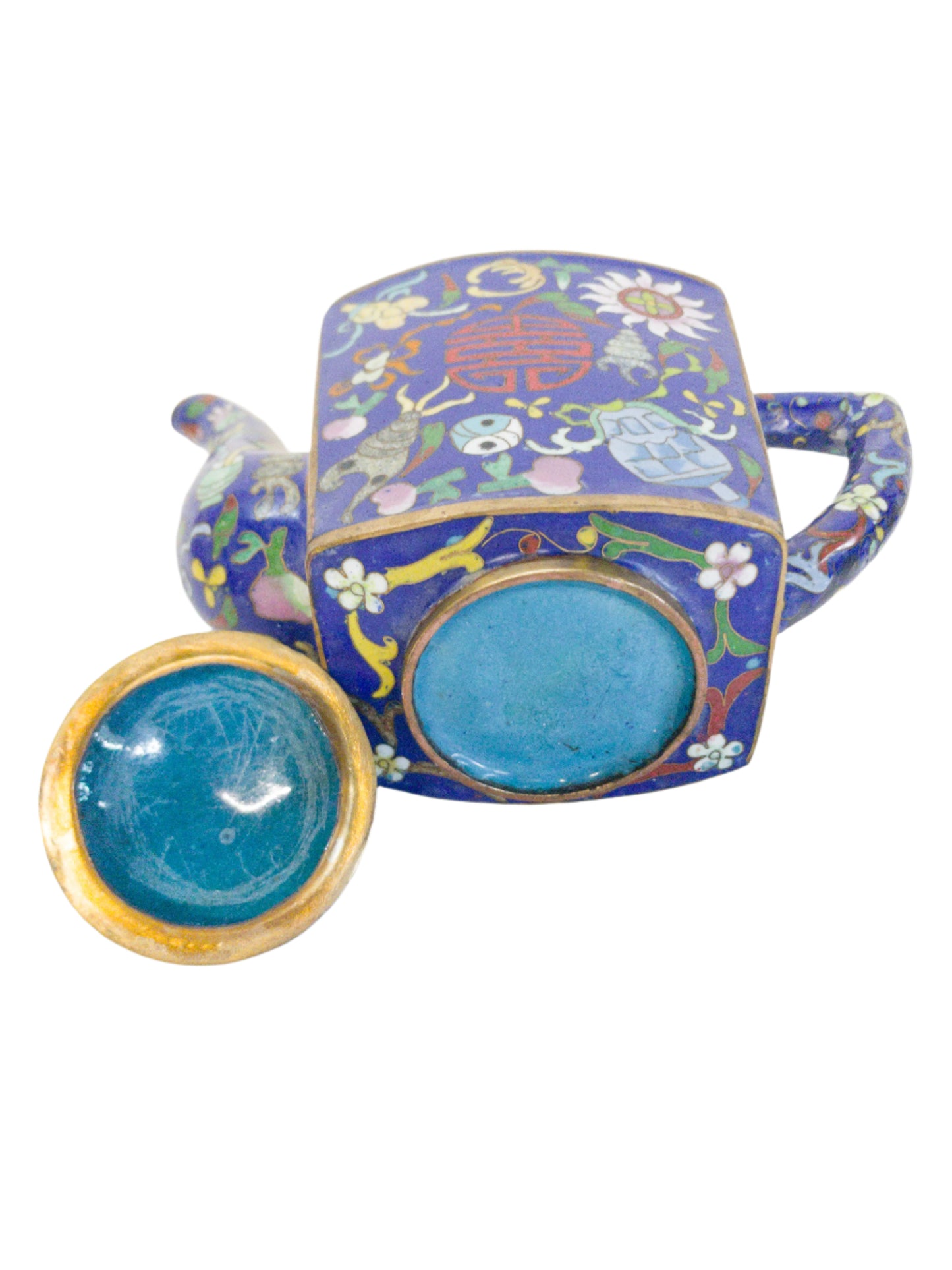 Antique Cloisonné Teapot