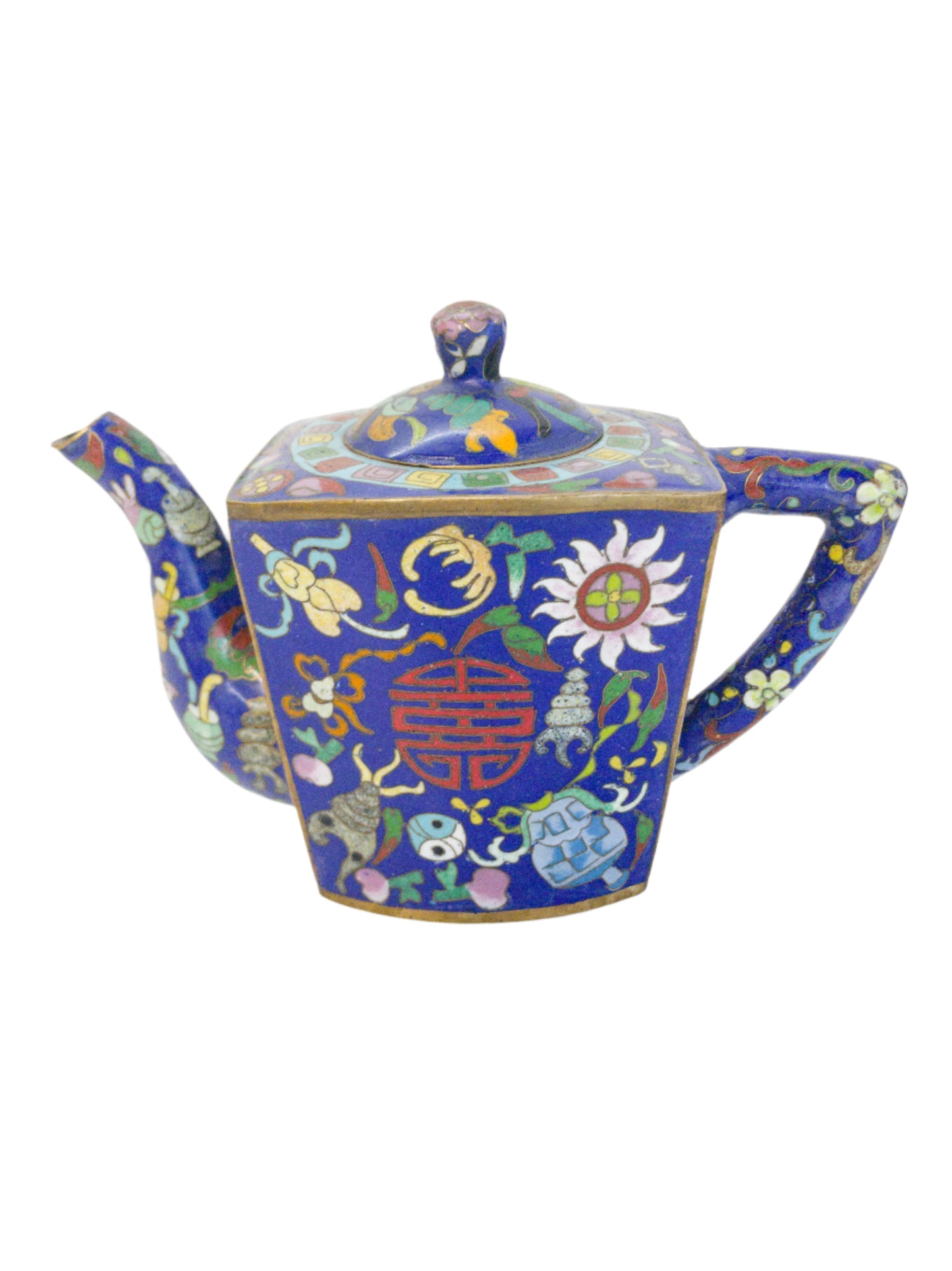 Antique Cloisonné Teapot