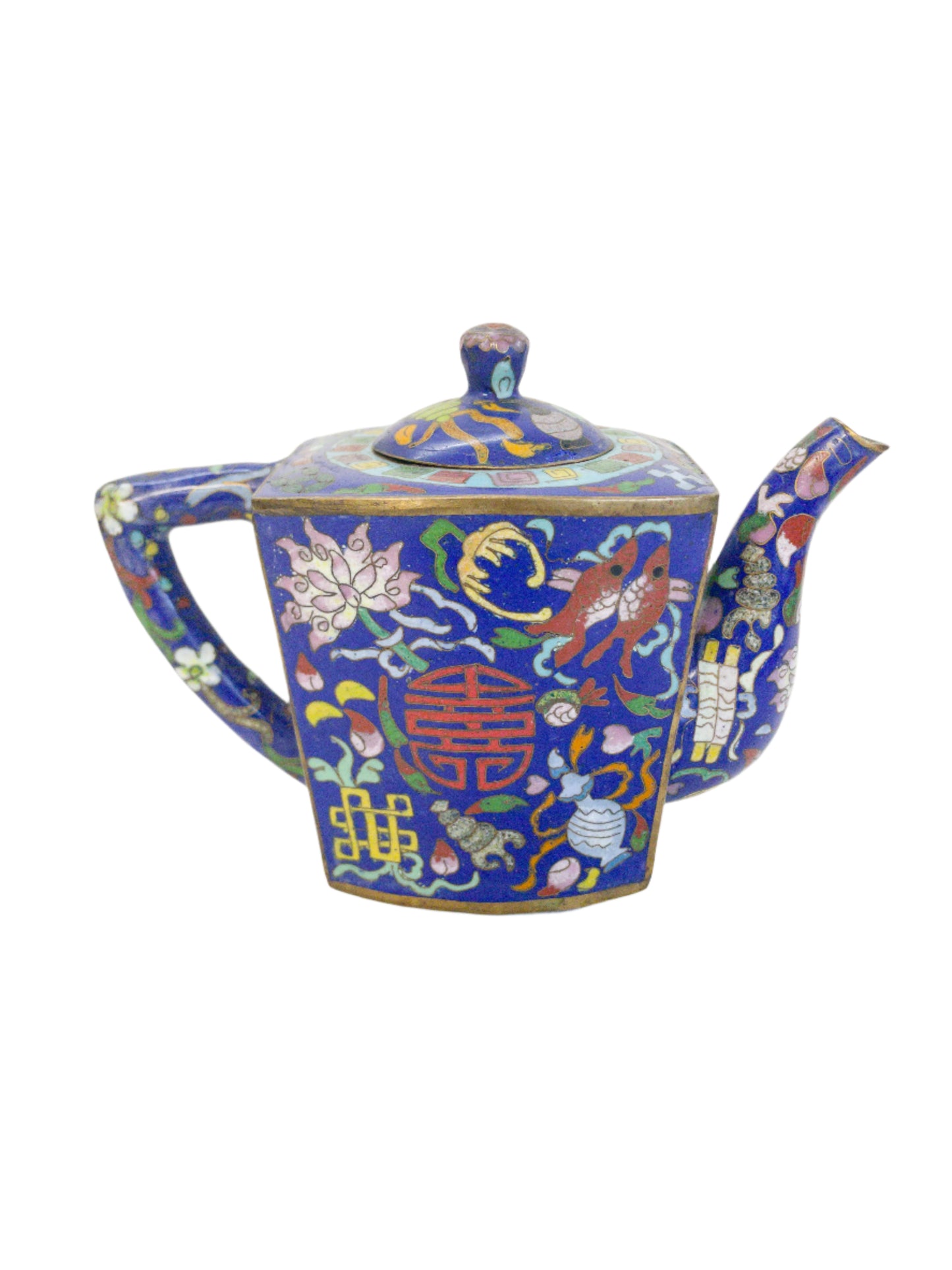 Antique Cloisonné Teapot