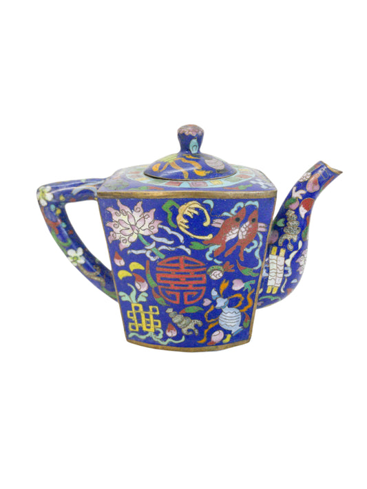 Antique Cloisonné Teapot