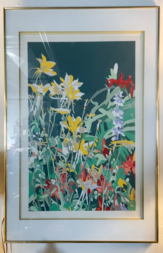 American Flowerscape by Carlie Hamilton Framed Art