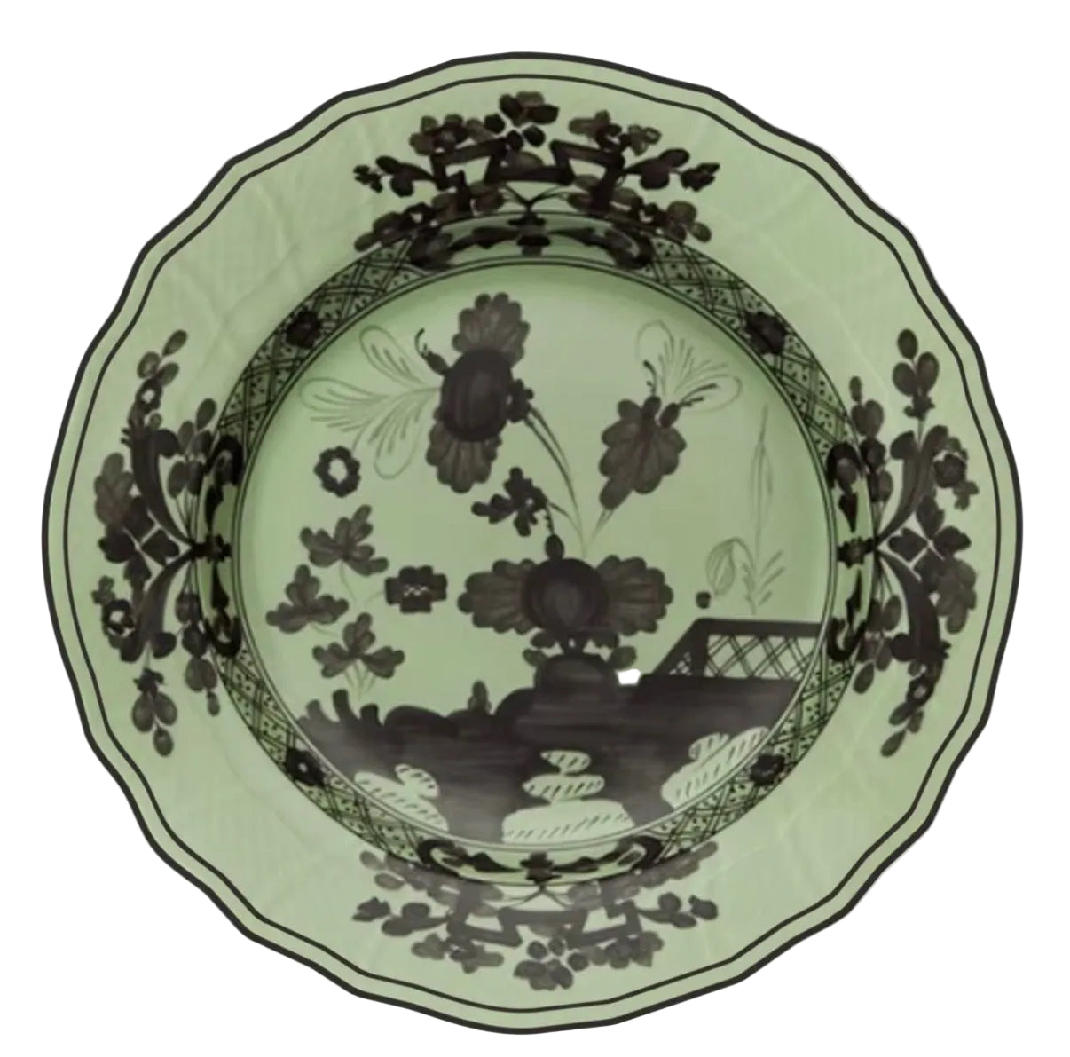 Sage Chinoiserie Faenza Dinnerware (pre-order)