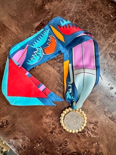 Vintage Tanzanian Coin Scarf Necklace