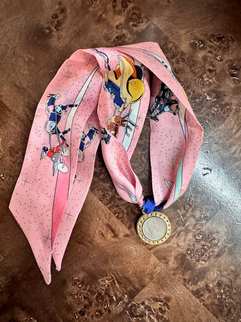 Vintage British Coin Scarf Necklace