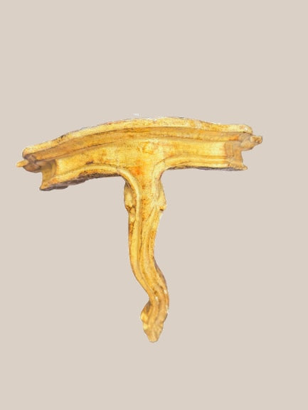 Antique Florentine Carved Giltwood Wall Bracket Console Shelf Fragment