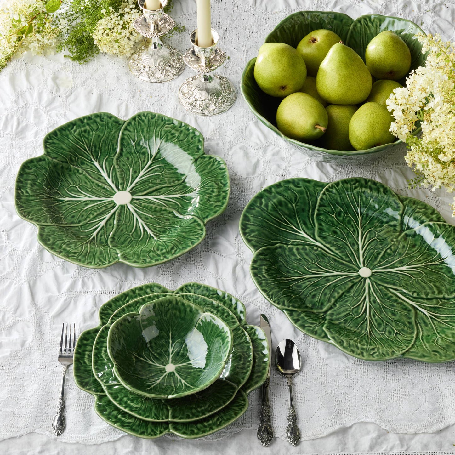 Le Jardin Cabbage Round Platter