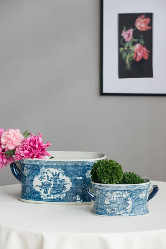 Chinoiserie Foot Bath Planter