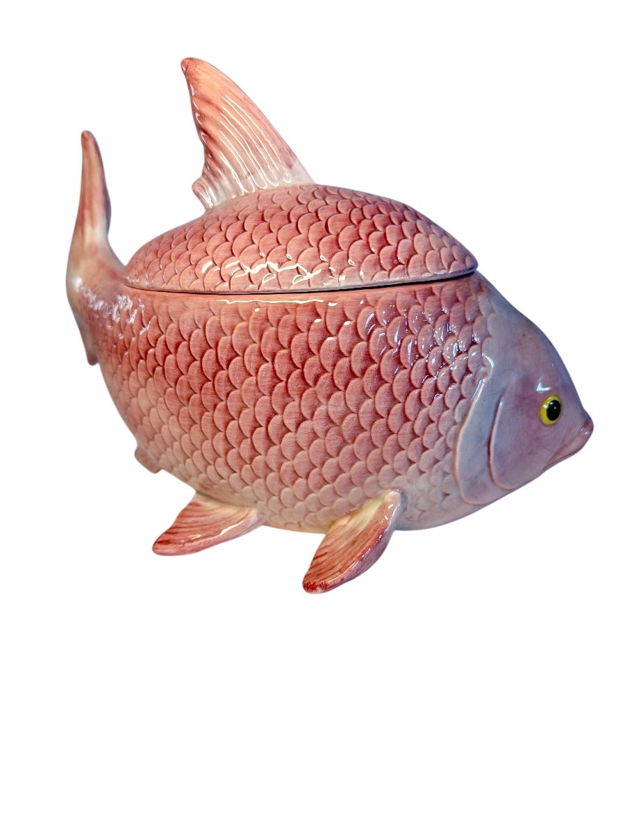 Vintage Fitz and Floyd Fish Tureen with Lid