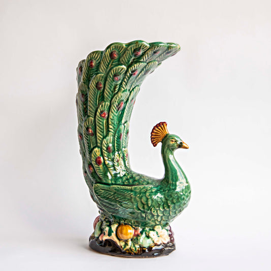 Peacock Vase